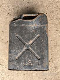 tanica carburante metallo originale USA