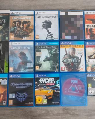 Giochi PS5 e PS4