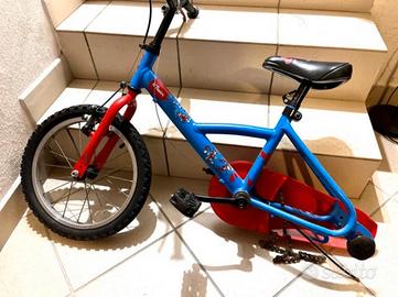 Bici bambino 16 cin ruota posteriore rotta