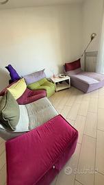 Divano moderno modulare colorato