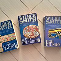 set 3 libri serie Egitto Wilbur Smith