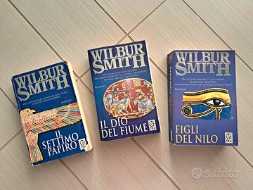 set 3 libri serie Egitto Wilbur Smith