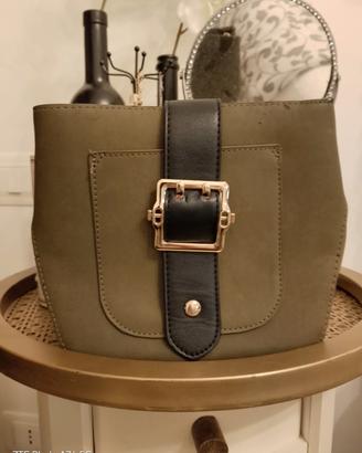 Borsa tracolla verde scuro 