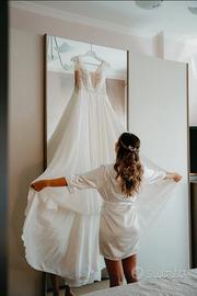 Abito da sposa stile impero