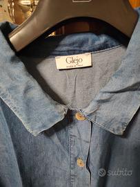 Camicia di jeans lunga