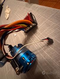 Motore Tesla 13,5T  sensored + esc Quickrun  