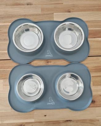 Ciotole in acciaio con base in silicone - Pecute