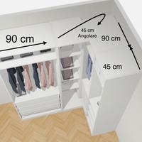 Armadio componibile senza ante