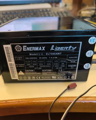Alimentatore modulare Enermax  eco Liberty 500w