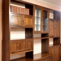libreria in noce