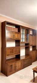 libreria in noce