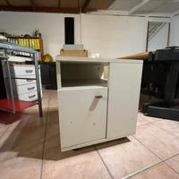 Cassettiera da ufficio/officina bianca 56x54