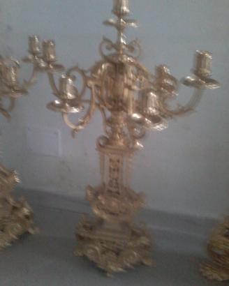 Coppia di candelabri antichi