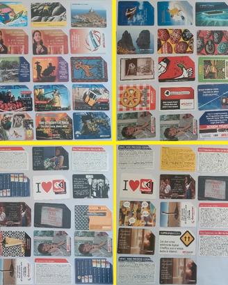 Collezione di 97 schede telefoniche