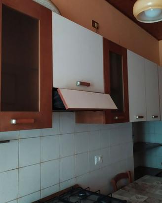 Cucina con elettrodomestici