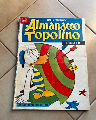 Almanacco Topolino luglio 1957 Mondadori
