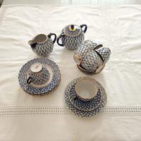 Servizio caffè porcellana russa lomonosov