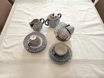 Servizio caffè porcellana russa lomonosov