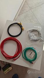 Lotto Cavi Ethernet CAT5e e CAT6 varie lunghezze
