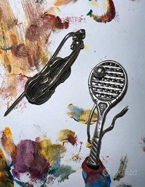 Spille vintage argento