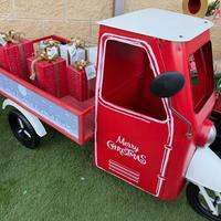 APE CAR DI NATALE MERRY CHRISTMAS