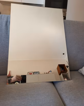 Specchio bagno con illuminazione integrata 40x80