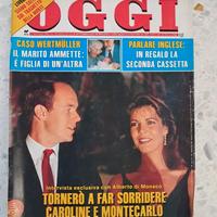 Oggi 1991  Speciale casa Principe Ranieri