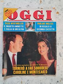 Oggi 1991  Speciale casa Principe Ranieri