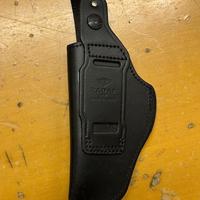 Fondina in cuoio nero Radar per Beretta FS84