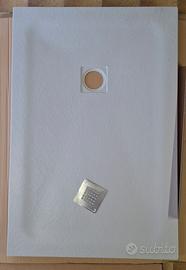 Piatto doccia grigio chiaro 120 x 80 nuovo