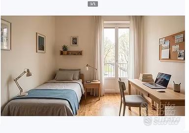 SAN PAOLO / ROMA 3- SINGOLA con LETTO MATRIMONALE