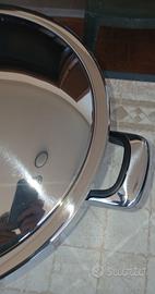 pentolone con coperchio e thermo system