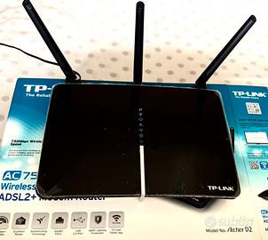 Modem Router Tp-Link archer D2 ac750