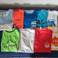 Set completo 9 maglietta tecniche salomon runnek h