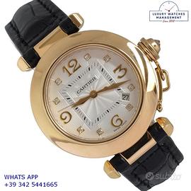 CARTIER Pasha 2519 Lady 32MM Factory diamonds