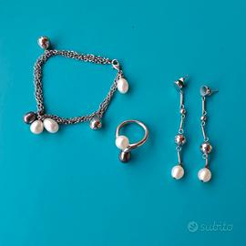 Parure Morellato anello bracciale e orecchini
