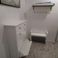 HEMNES IKEA Scarpiera, panca, rastrelliera