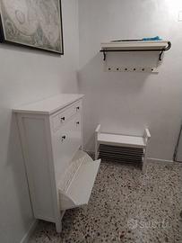 HEMNES IKEA Scarpiera, panca, rastrelliera