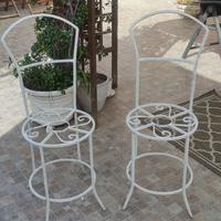 Sedie in ferro battuto 