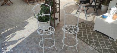 Sedie in ferro battuto 