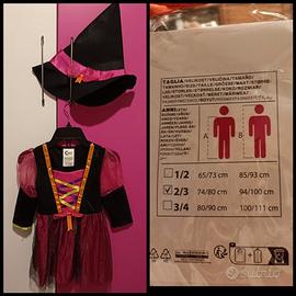 vestito da strega per bambina