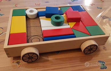 Carrettino con puzzle Ikea