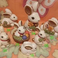 coniglio fiore uovo farfalla quadrifog Pasqua thun