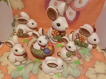 coniglio fiore uovo farfalla quadrifog Pasqua thun