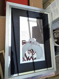quadro specchio vogue