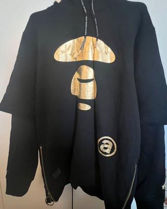 felpa AAPE uomo, M, come nuova.