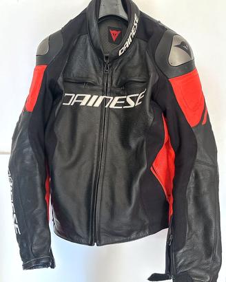 Giacca pelle Dainese Racing 3 Perf. taglia 54