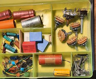 condensatori vari per radio d'epoca