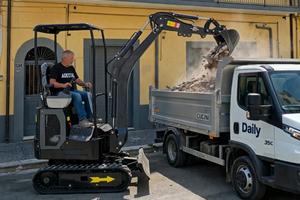 miniescavatore diesel 8 quintali cingolato 
