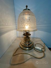 Lampada in ottone vintage
